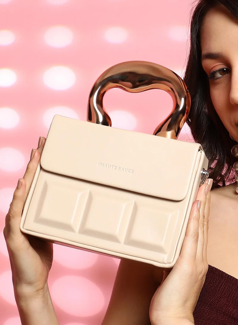 Haute Sauce Women's The Caldera Quilt Hand Bag - Beige