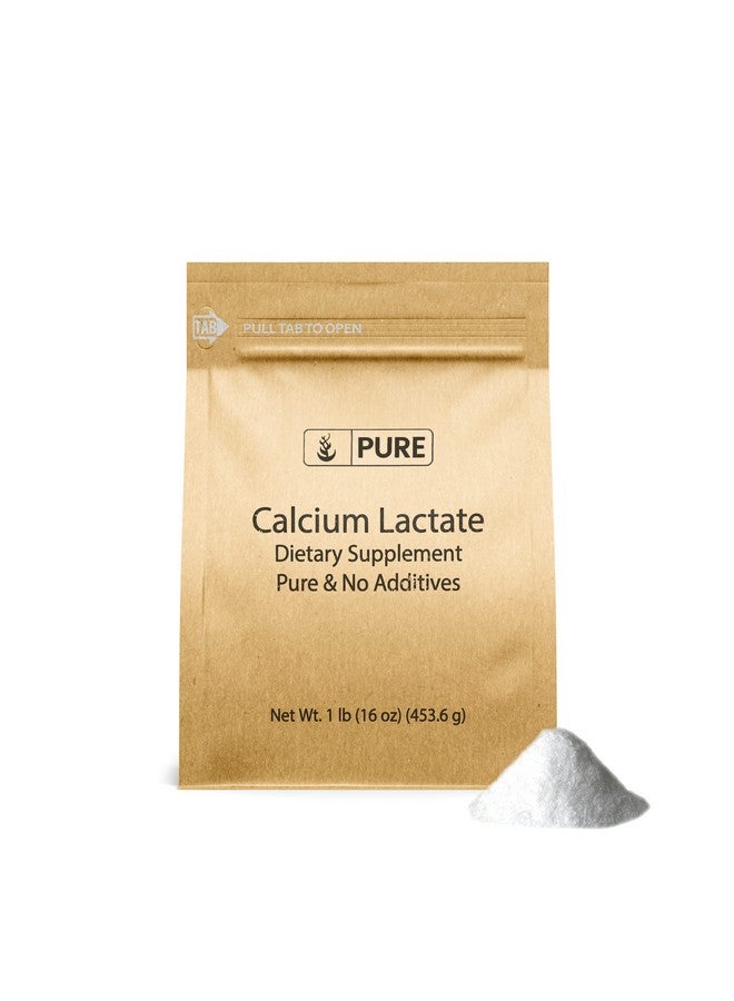 PURE ORIGINAL INGREDIENTS Pure Original Ingredients Calcium Lactate (1lb) Calcium Supplement, Electrolyte, Non-GMO - Image 1