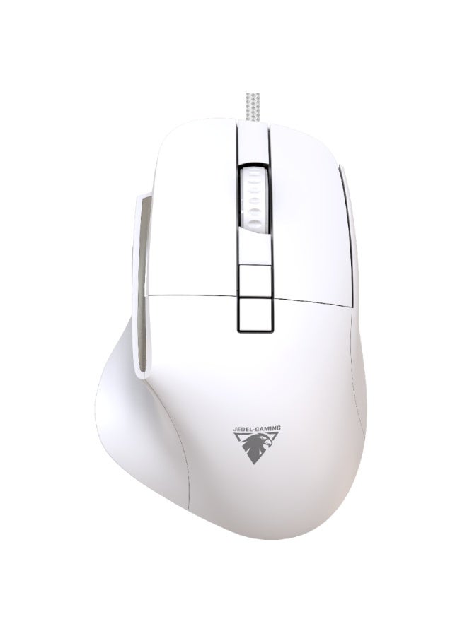 JeDEL CP102 Mouse - Optical Sensor 3600 DPI - 7 Buttons Braided cable - Silent clicks - Image 1