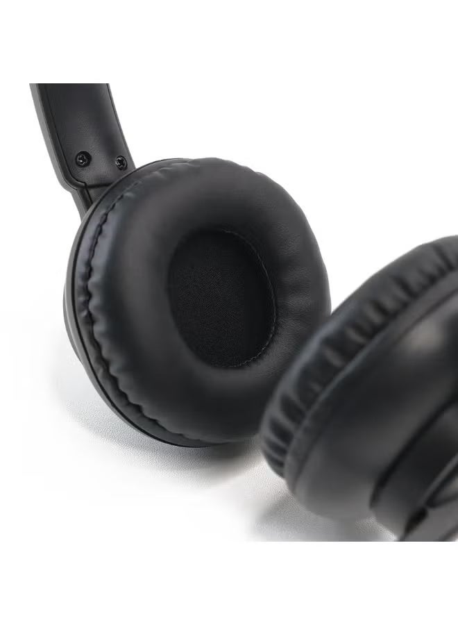 HP DHE-8009A Headphone USB Wired - stereo sound for Call center Chatting With Rotatable Unidirectional Mic. - Light Weight Design - In Line Control - 40mm drive For PC | Black - Image 5