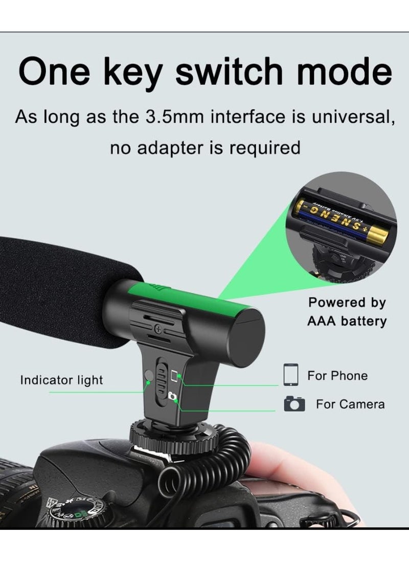 Generic - Vlogging Kit for Smartphones with Tripod – Includes LED Light, Cardioid Microphone, Phone Holder – Ideal for YouTube, TikTok, Video Calls & Live Streaming - Image 1