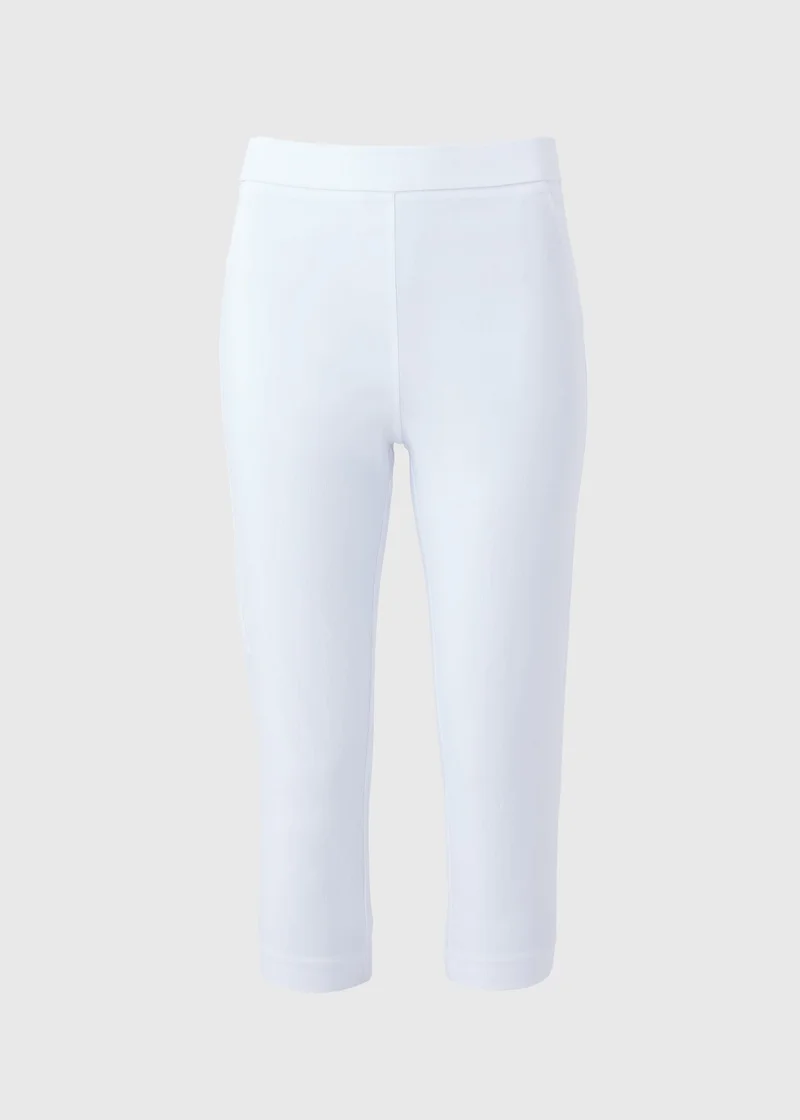 Matalan White Bengaline Cropped Leggings