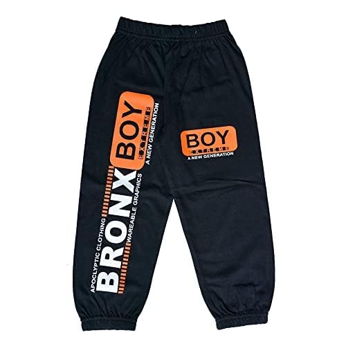 T2F Boy's Cotton Regular Fit Printed Track Pant (Pack of 5) Multicolour - Image 5
