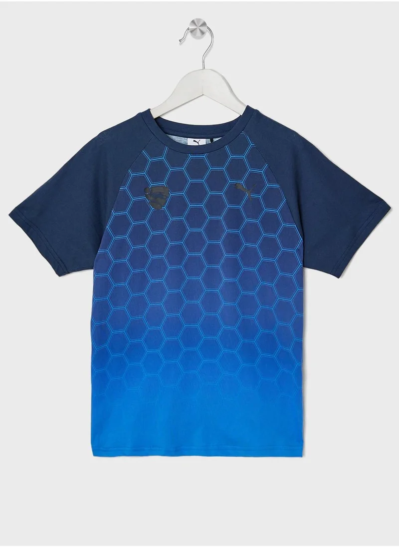 بوما Youth Rocket League Aop T-Shirt