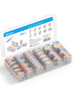 SONOFF 54 PCS Quick Wire Connectors Wire Crimp Cable Terminals Kit Joins  - Image 1