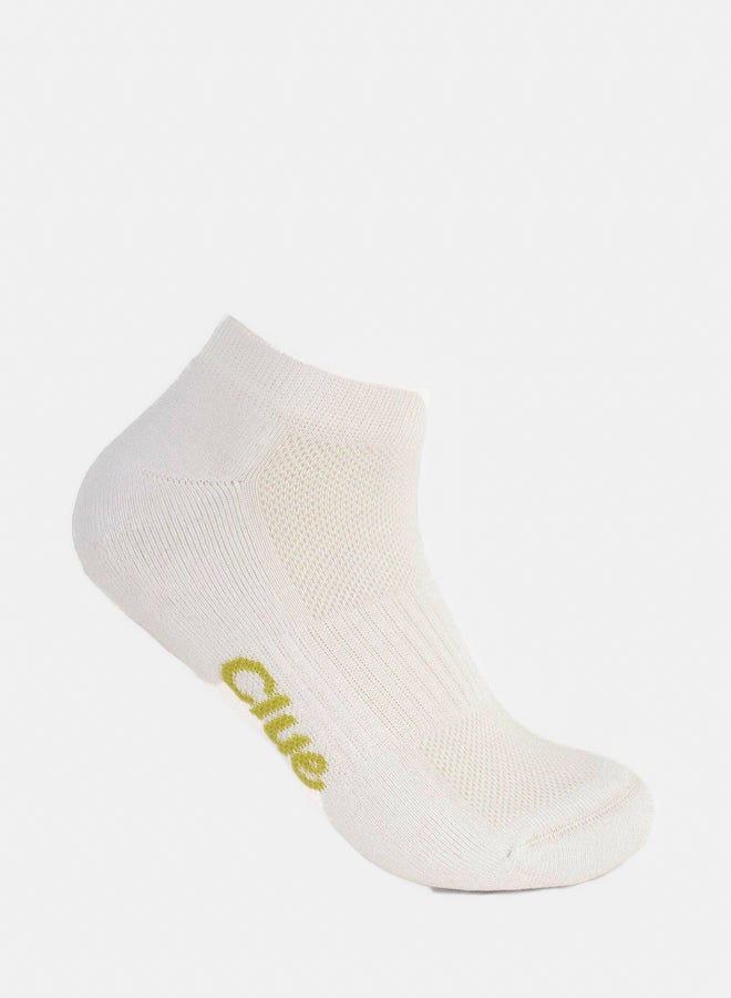 Clue Solid Ankle Socks - 3 Pairs 