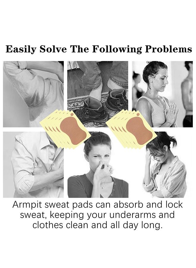 20 Pack Disposable Invisible Underarm Sweat Pads, Self-Adhesive Cotton Antiperspirant Stickers for Women Daily Wear Work Outdoor Dates - Image 5