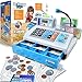 Dr. STEM Toys Dr STEM Toys  Talking Toy Cash Register  STEM Learning 69 Piece Pretend Store with 3 Languages Paging Microphone Credit Card Bank Card Play Money and Banking for Kids Silver - Image 4