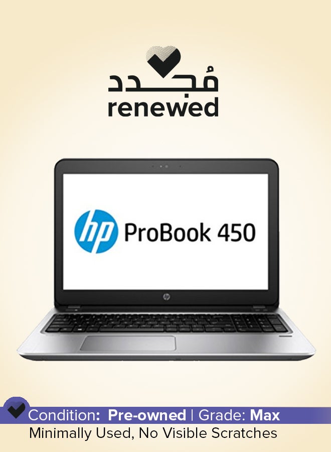 HP Renewed - ProBook 450 G4 Laptop With 13.3-Inch HD Display, Intel Core i5-7th Gen/8GB RAM/256GB SSD/Windows 10 Pro English Silver - Image 1