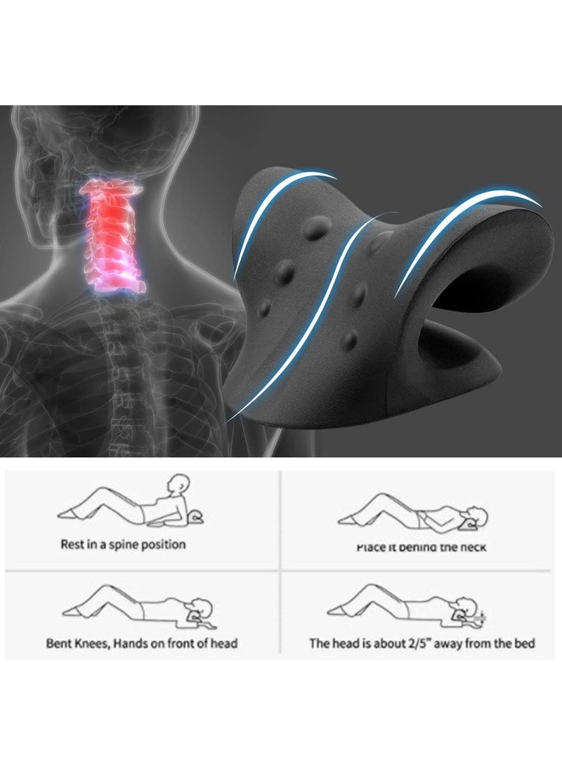 Neck Pain Relief Pillow – Posture Corrector with Massage Beads for Daily Comfort - Image 4