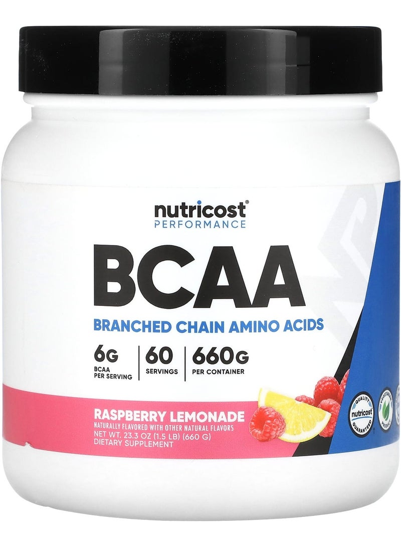 Performance, BCAA, Raspberry Lemonade, 1.5 lb (660 g)