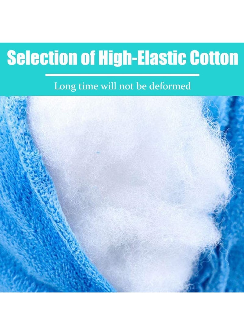 Excefore - Heel Protector Cushion, Foot Support Pillow-Heel Cushion Protector Pillow for Relief Foot Pressure, Heel Protectors for Standard Size or Bariatric Patients, Extra Gentle Velvet Fabric (1 Pcs, Blue) - Image 1