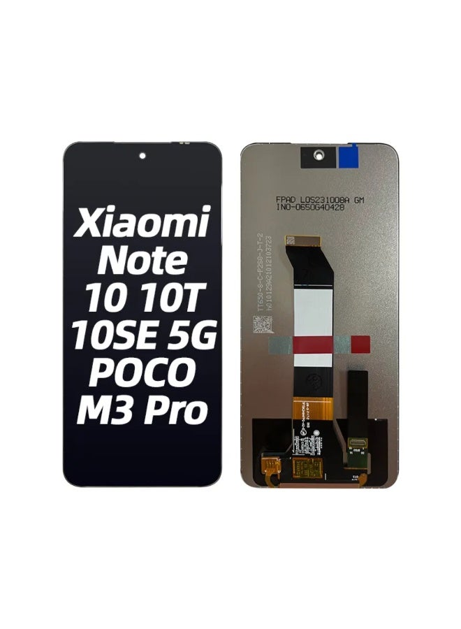 أتش أم سي شاشة LCD بديلة للهواتف المحمولة، متوافقة مع Redmi Note 10 5G و Note10T و POCO M3pro، شاشة لمس LCD - Image 1
