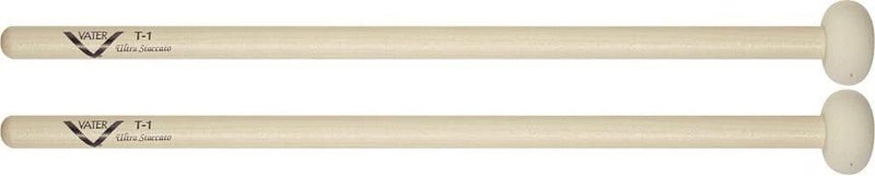 Vater VMT1 T1 Ultra Staccato Timpani, Drumset & Cymbal Mallets, Pair - Image 1