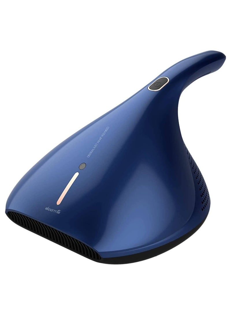 REBENUO CM818 Dust Mite Vacuum Cleaner, With UV Light and HEPA Filter, For Bed And Sofa, 13kpa Super Suction, 50C Hot Wind, 7000 Min Vibration, Double Filter, Blue - Image 1