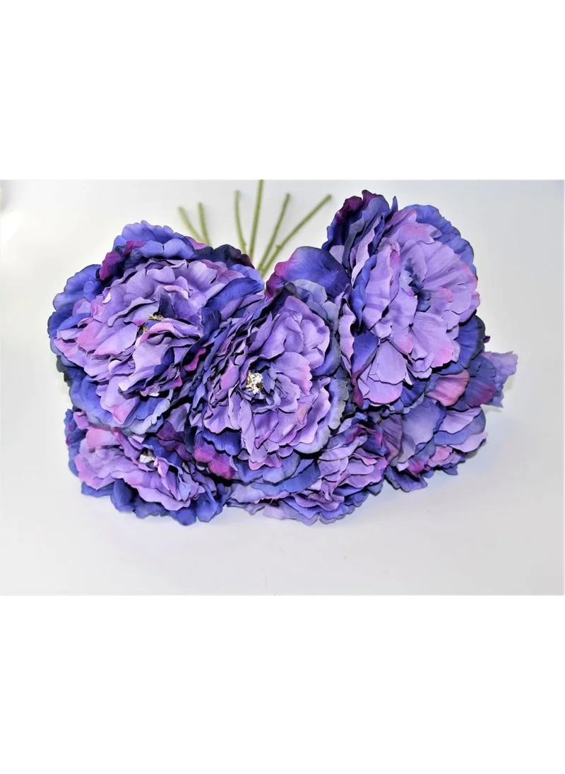 Mikasa Moor 320508 Purple Peony 6 Artificial Flowers