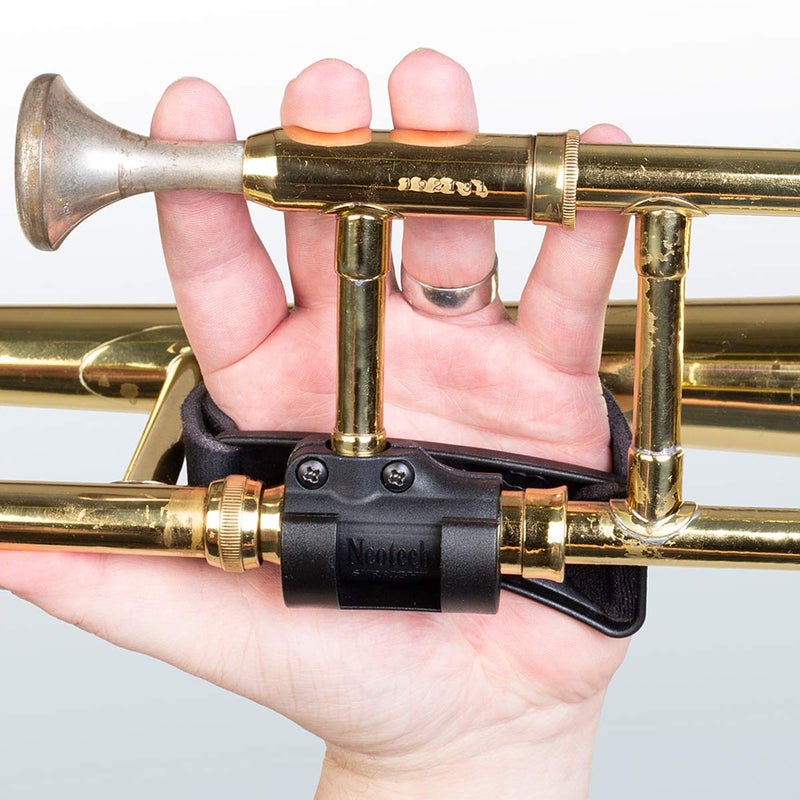 Neo Tech Neotech Trombone Ultra-Grip - Customizable Hand Support & Weight Relief for Trombone Players, Ideal Marching Band Accessory, Made in USA - Black - Image 3
