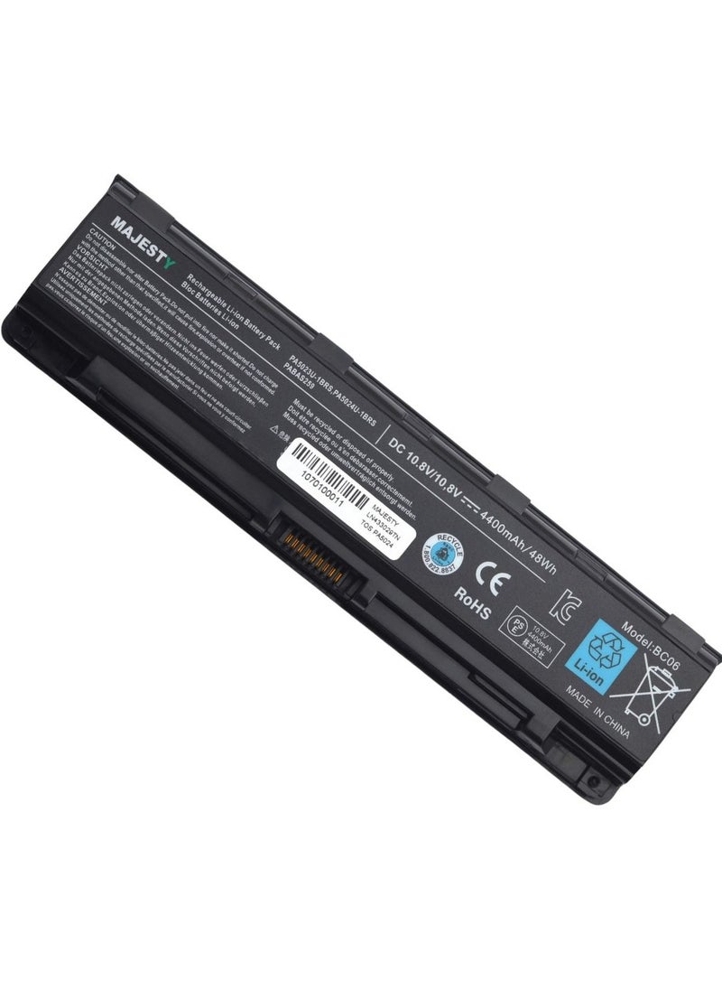 ماجيستي بطارية لاب توب بديلة توشيبا PA5023U-1BRS  PA5024U-1BRS PABAS259 متوافقة مع اجهزة لابتوب توشيبا ستالايت C855 L855 L870 M805  - Image 2