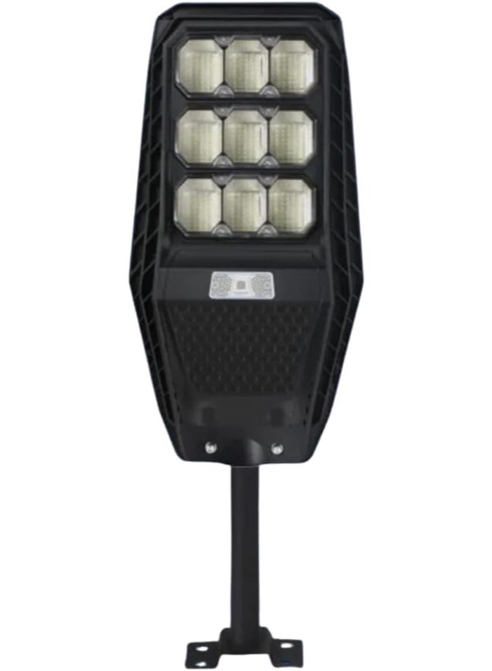FYRT-300W Solar Street Light | 300W IP66 Waterproof Outdoor LED Security Light, Motion Sensor, Remote Control, Dusk to Dawn Auto Lighting for Garden, Driveway, Parking & Street