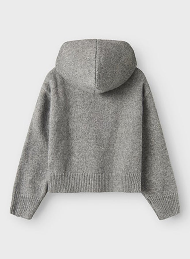 NAME IT Name It Kids Girls Ballade Longsleeve Boxy Knit Pullover  - Image 2