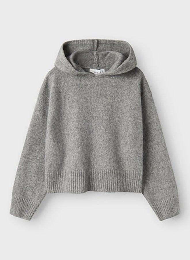 NAME IT Name It Kids Girls Ballade Longsleeve Boxy Knit Pullover  - Image 4