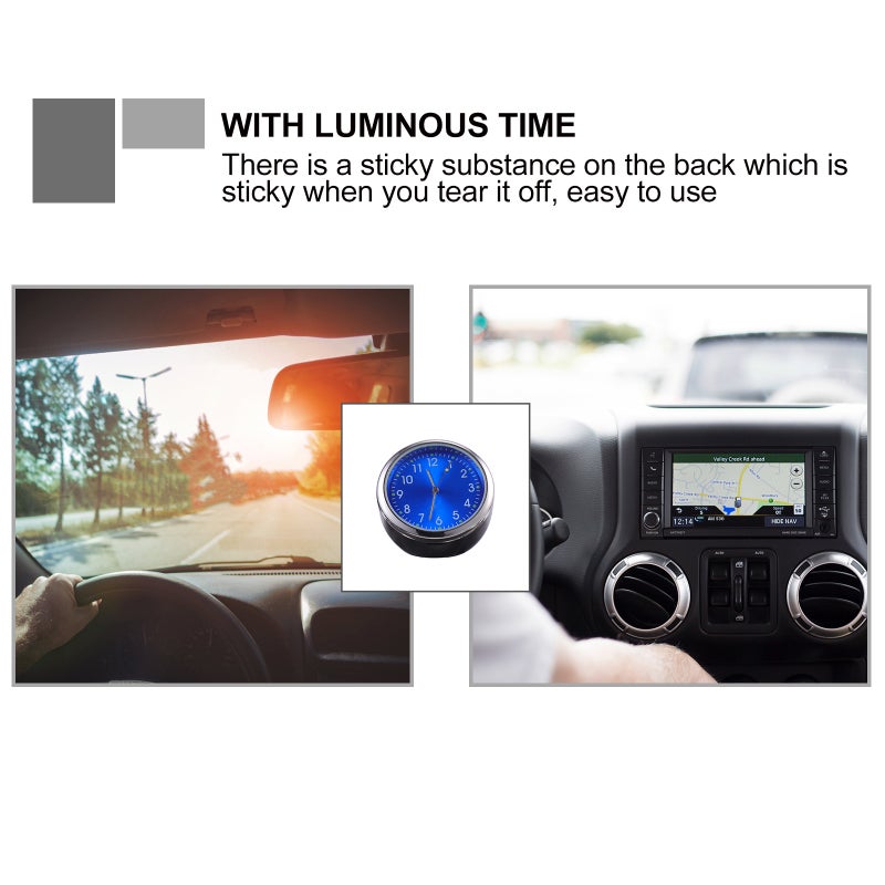 1pc Practical Car Clock Clock Adornment Vehicle-mounted Clock - Image 3
