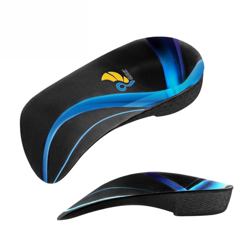 QBK 3/4 Arch Support Insoles for Women/Men QBK Orthotics Shoe Insoles High Arch Supports Shoe Insoles for Plantar Fasciitis  Flat Feet  Over-Pronation Height Increase Insoles XL - Image 2