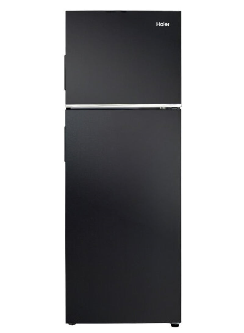 Haier Top Mount Refrigerator Fridge Twin Inverter Technology Multi Airflow Toughened Glass Deo Fresh Fast Freeze, Fast Cool Gross Capacity 388L Black Model HRF-HRF-388BS HRF-388BS Black - Image 1