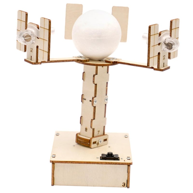Earth Satellite Model Science Experiment Kit Educational Assembly Toy Plastic - Image 2