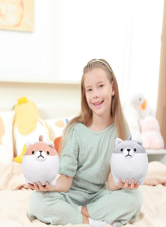 Auspicious beginning Corgi Plush-8'' Shiba Inu Plush, Corgi Plushies Stuffed Animal Dog Plushie, Kawaii Plushies Anime Plush Kawaii Body Pillows Shiba Inu Gift for Kids - Image 4