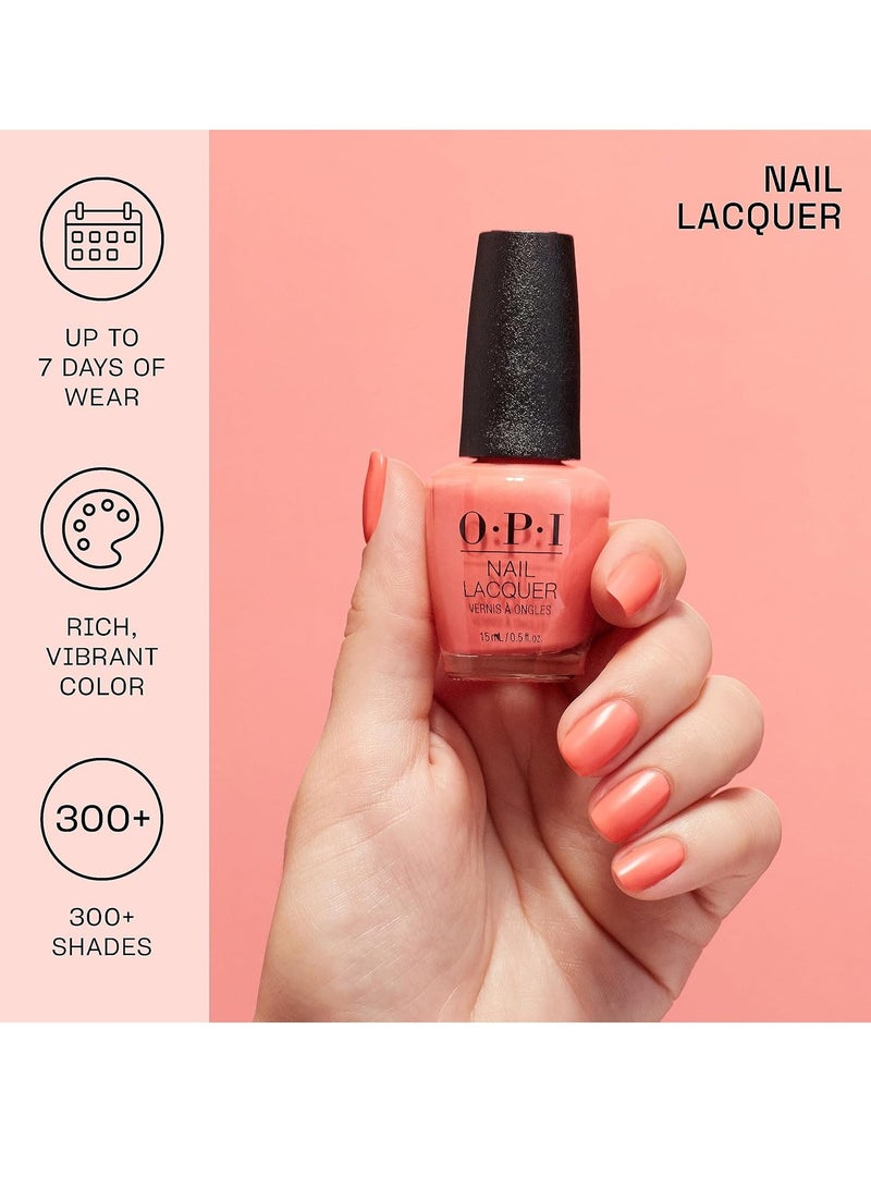 أو بي آي O.P.I طلاء أظافر 15 مل طلاء أظافر يدوم طويلاً ومقاوم للتشقق - Image 3