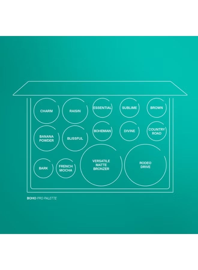 أوفرا كوزمتيكس مجموعة مكياج الوجه الكاملة بوهو من أوفرا، متعددة الألوان، 52 جم - Image 5