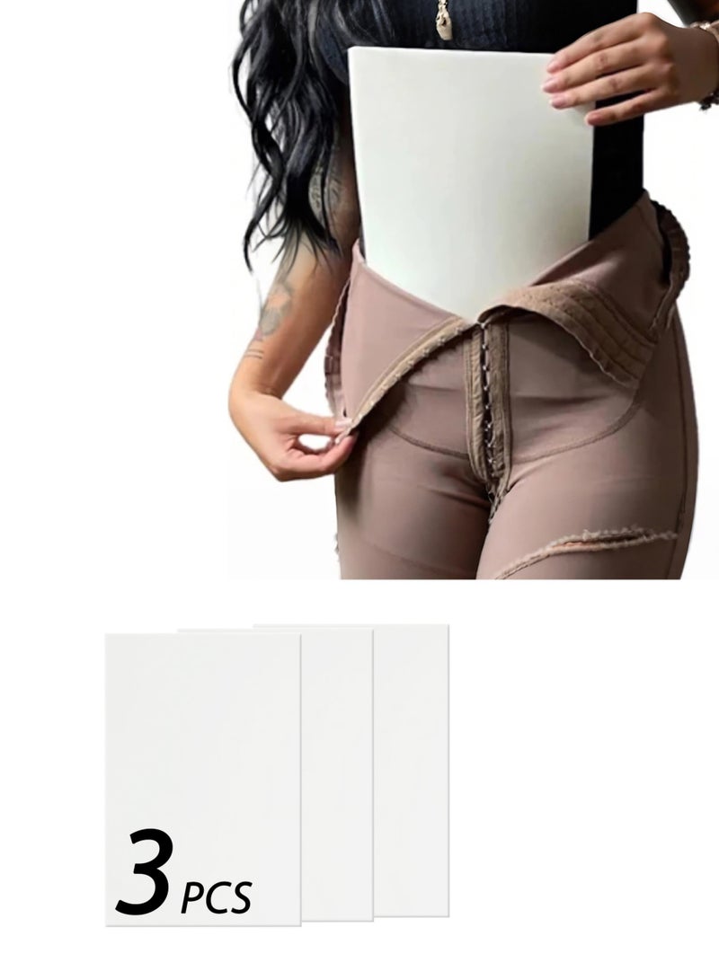 【3PCS】Lipo Foam Boards  Pads – Post-Surgery BBL  Liposuction Recovery Foam Sheets for Use with Compression Garments – Abdominal  Tummy Tuck Support - Image 1