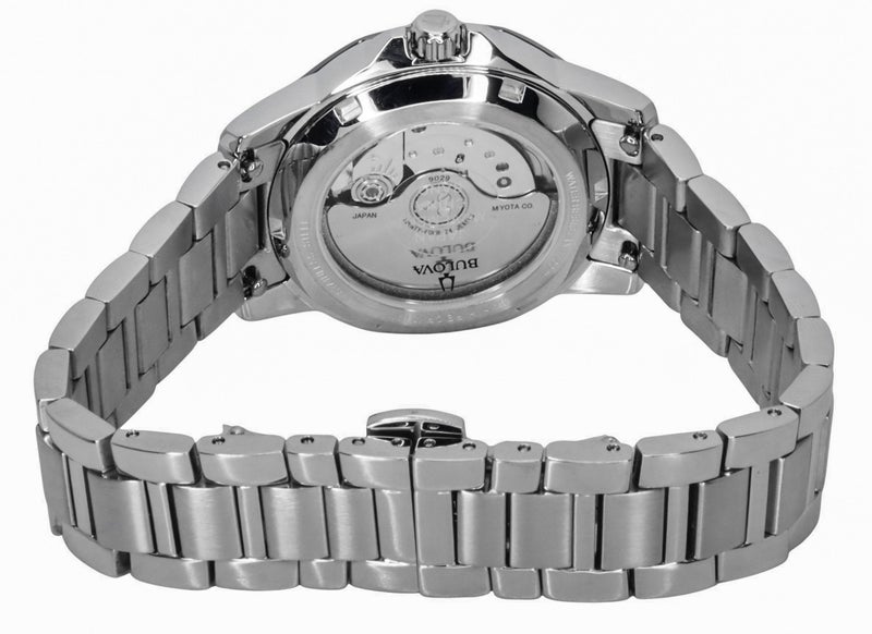 Bulova Marine Star Blue Dial Casual Automatic 100M Women's Watch 98L317 - Image 4
