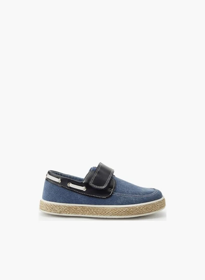 Peppermint Boys Hook & Loop Espadrille Loafers