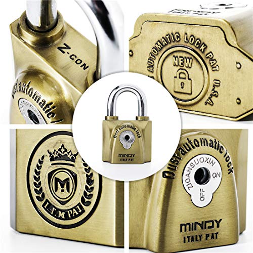 Mindy 60mm Heavy Duty Waterproof Keyed Padlock with 4 Keys - Image 5