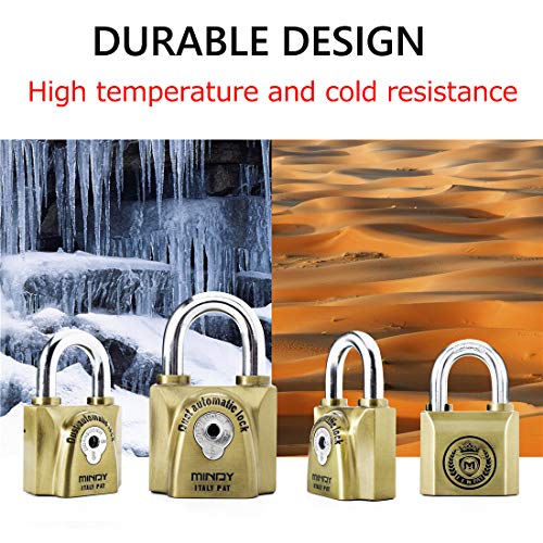 Mindy 60mm Heavy Duty Waterproof Keyed Padlock with 4 Keys - Image 3