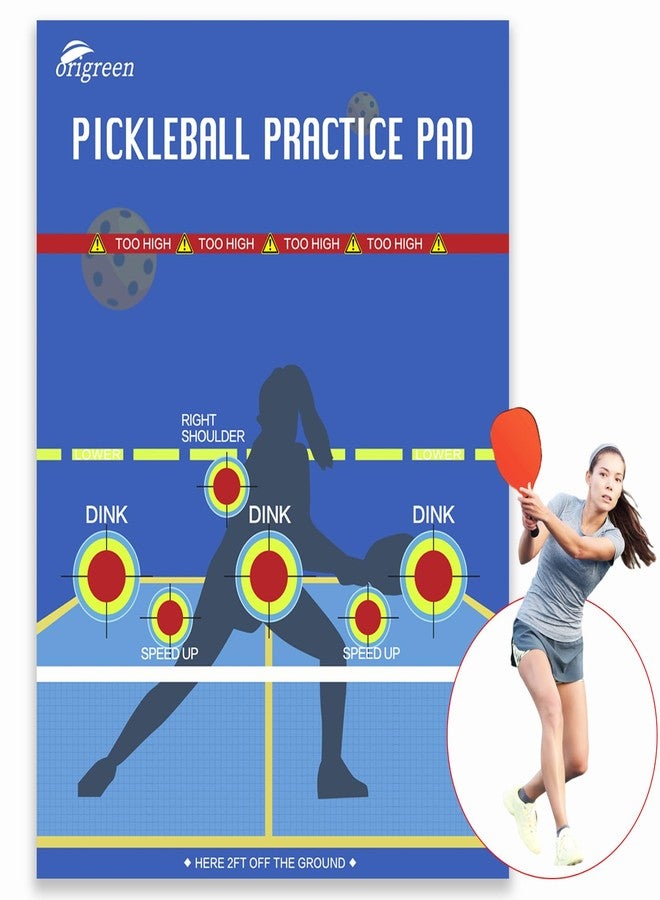 origreen Pickleball Practice Pads - Dink Master Exercise Rebounder Aids (Blue, 1pc) - Image 3