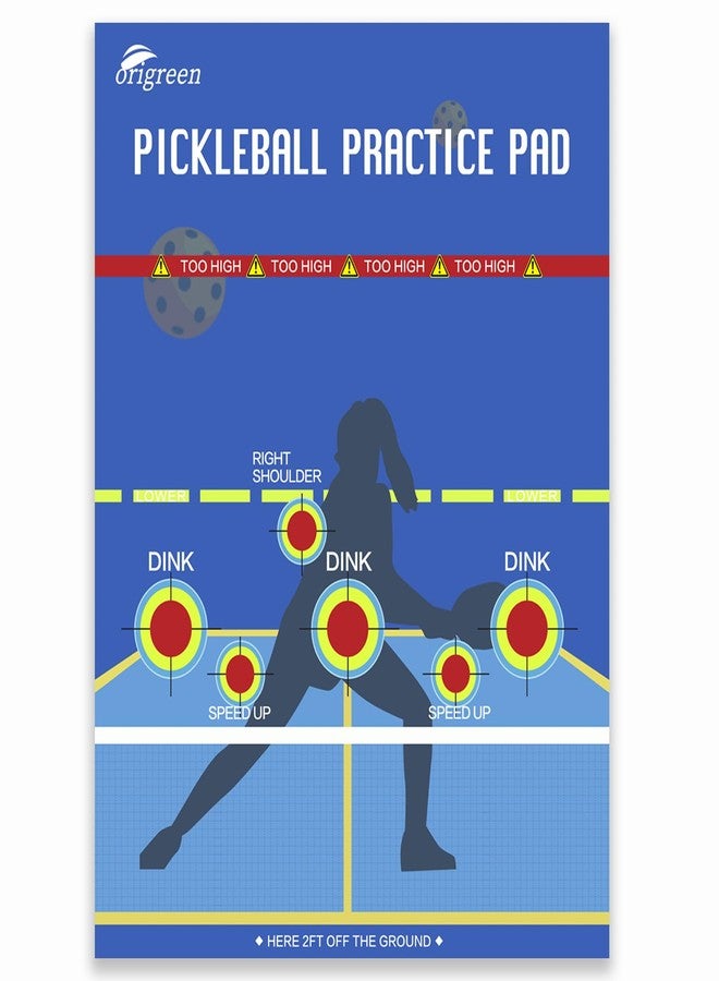 origreen Pickleball Practice Pads - Dink Master Exercise Rebounder Aids (Blue, 1pc) - Image 1