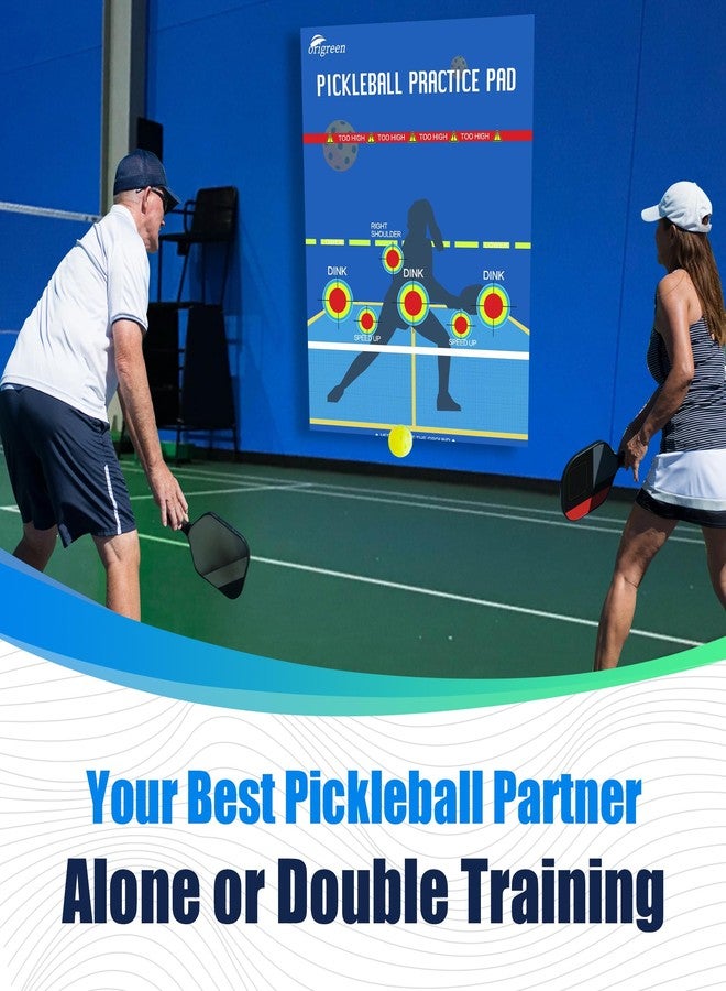 origreen Pickleball Practice Pads - Dink Master Exercise Rebounder Aids (Blue, 1pc) - Image 5