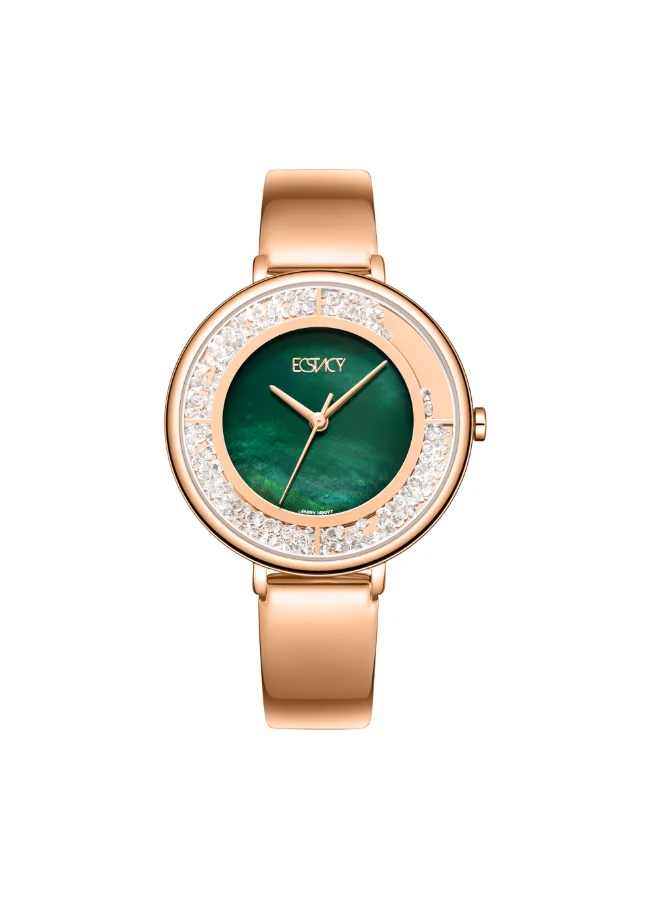 ECSTACY Women's Stainless Steel Analog Watch E23501-RBKG - 35.5 mm