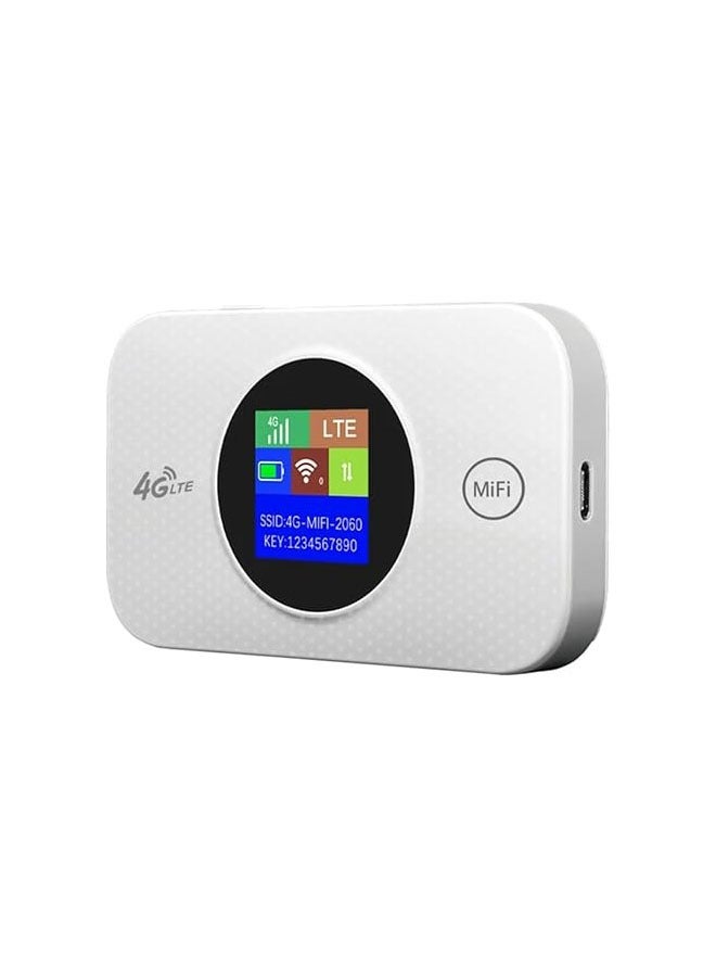 عام نقطة اتصال واي-فاي 4G، راوتر 4G مع فتحة بطاقة SIM، راوتر LTE ميني محمول للسفر، مزود ببطارية 3000 مللي أمبير وسرعة تصل إلى 150 ميجابايت في الثانية. (الإصدار الآسيوي: B1/B3/B5/B8/B38/B39/B40/B41) - Image 1