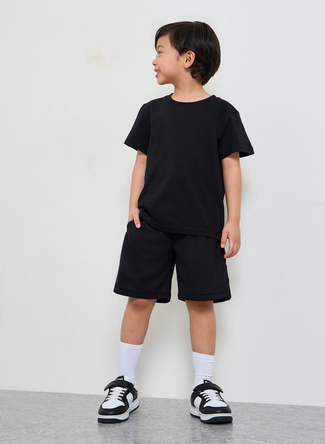 Styli Boys Cotton Sports Jersey Shorts with Side Pocket - Image 2