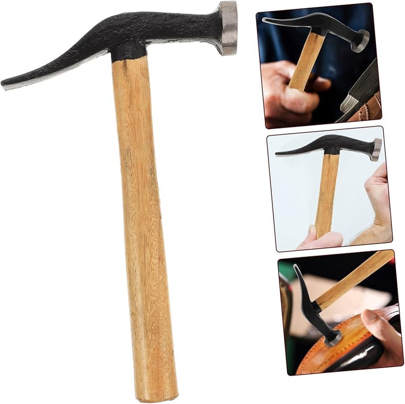 Multi Color Shoe Repair Hammer Wooden Handle Leather Crafting Sole Installation Lightweight Tool - Image 4