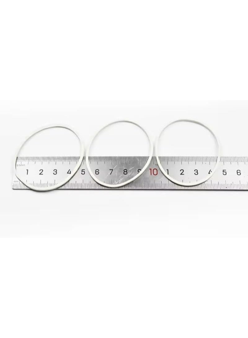 أربطة مطاطية متينة | أربطة مطاطية مقاومة للأشعة فوق البنفسجية، كبيرة وسميكة جدًا - عبوة من 40 رباطًا (مقاس #64، 1/4 × 3 1/2 بوصة) (لون أبيض)أربطة مطاطية متينة | أربطة مطاطية مقاومة للأشعة فوق البنفسجية، كبيرة وسميكة جدًا - عبوة من 40 رباطًا (مقاس #64، 1/4 × 3 1/2 بوصة) (لون أبيض) - Image 3