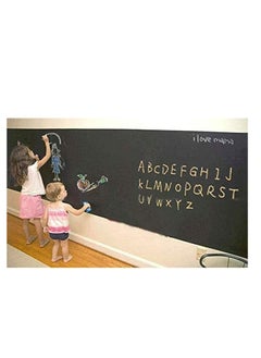 Black Board Sticker,  Chalkboard Sticker with  Removable Teaching Writing Stickers Self-adhesive Wall Stickers Vinyl Draw Décor for Kids Rooms, School, Home, Office 45x200cm - pzsku/Z0476CC61A06F9BA92D5FZ/45/_/1711468707/35c163a4-22ec-4f1b-95f2-c4420a6e3434