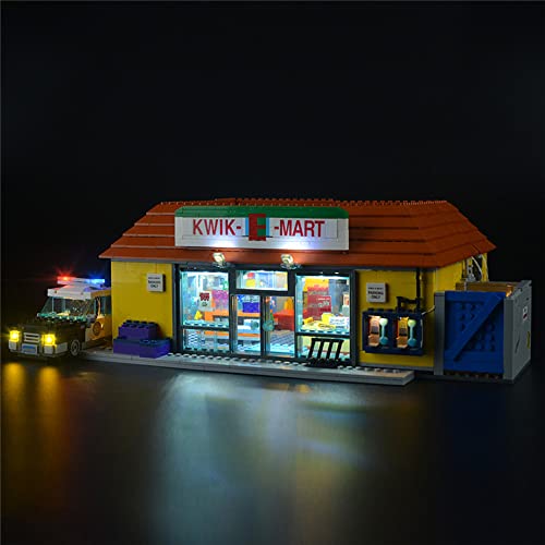 GEAMENT LED Light Kit Compatible with Lego The KwikEMart Lighting Set for The Simpsons 71016 Building Model Model Set Not Included - Image 1