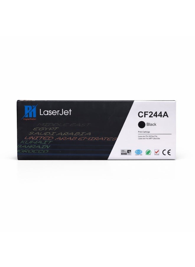 بي أتش PH 44A Compatible Black Toner Cartridge Replacement for CF244A – High Yield Laser Printer Toner - Image 1