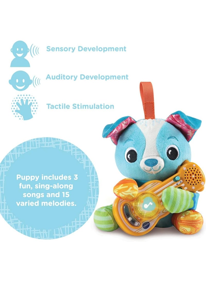 VTech Baby جيتار أصوات جرو الأطفال، لعبة موسيقية تفاعلية، للأولاد والبنات من 3، 6، 12، 24 + شهر، النسخة الإنجليزية - Image 2