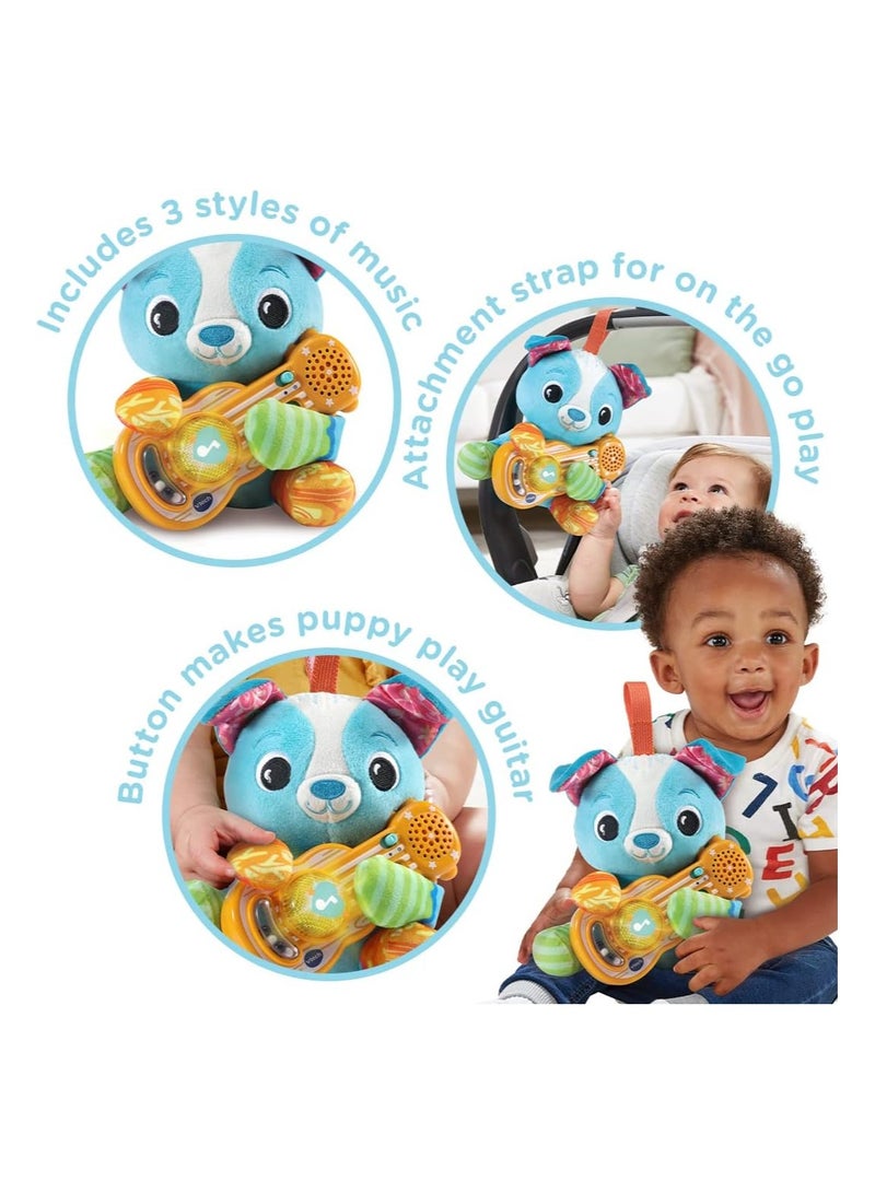 VTech Baby جيتار أصوات جرو الأطفال، لعبة موسيقية تفاعلية، للأولاد والبنات من 3، 6، 12، 24 + شهر، النسخة الإنجليزية - Image 3